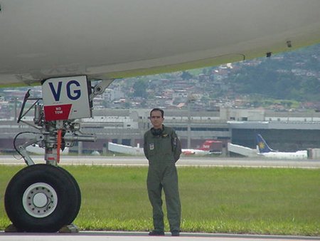 Cmte Gaspar em SBGR